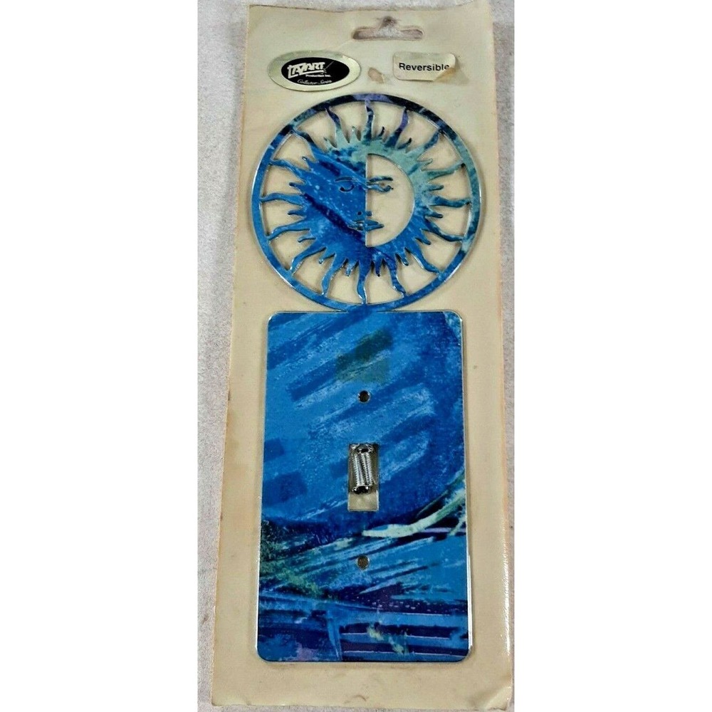 Light Switch Cover Plate Sun Face by Steel Images USA